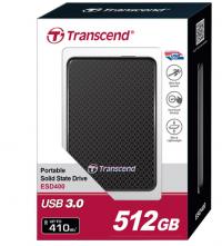 SSD Transcend 512GB External MLC- TS512GESD400K